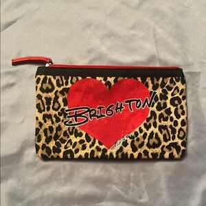 Brighton Wild Heart Leopard Cosmetic Bag